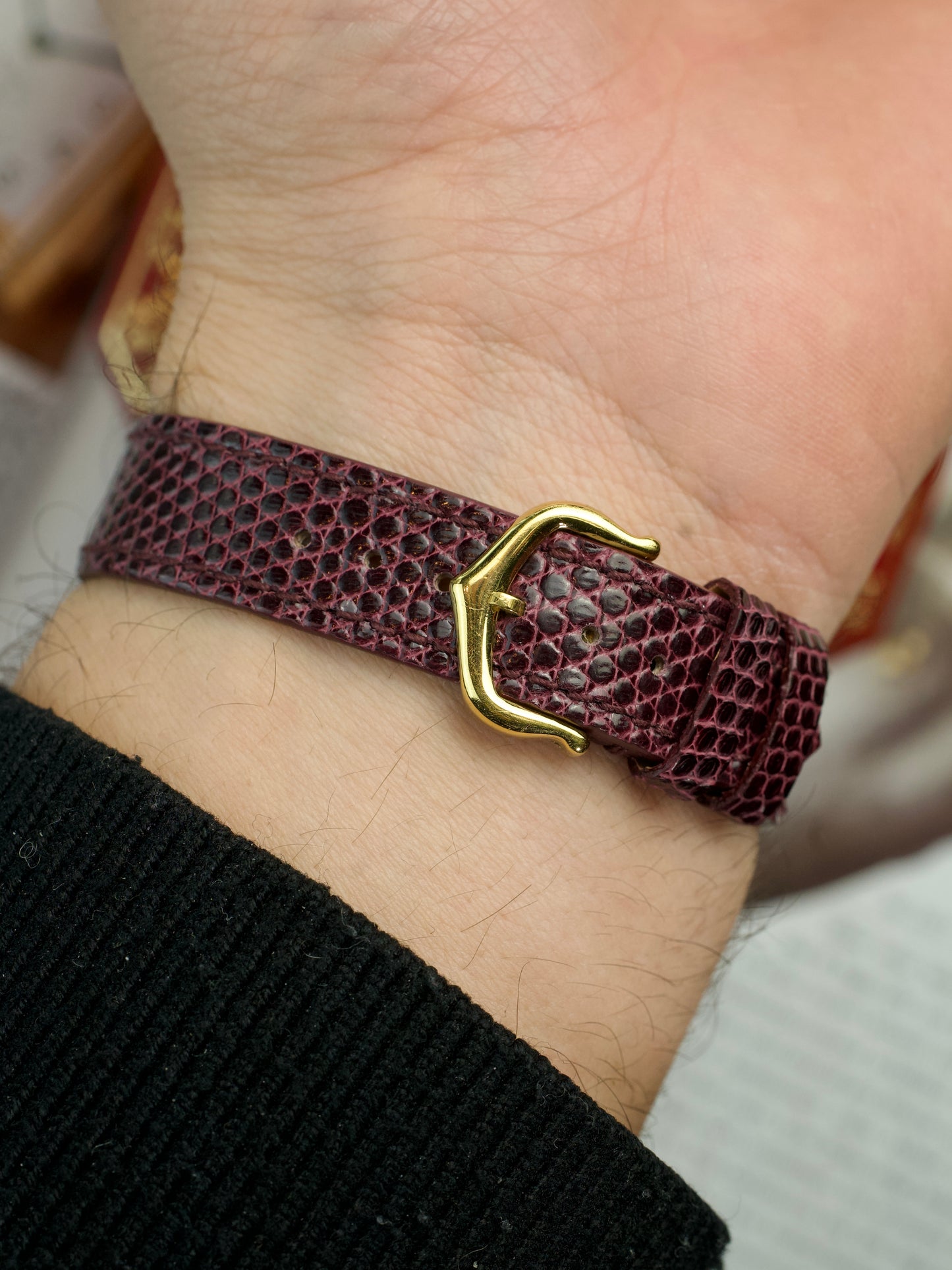 Cartier Faberge 78101 FULL SET Square Incurvee Paris 18 Carat Gold Paris 1970s