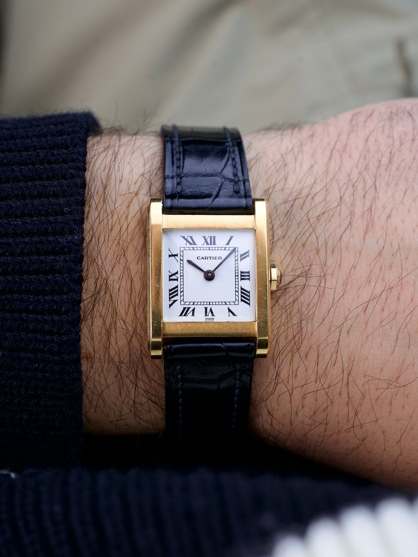 Cartier Tank Normale MK1 UNPOLISHED (Ref. 78092) 18K Yellow Gold