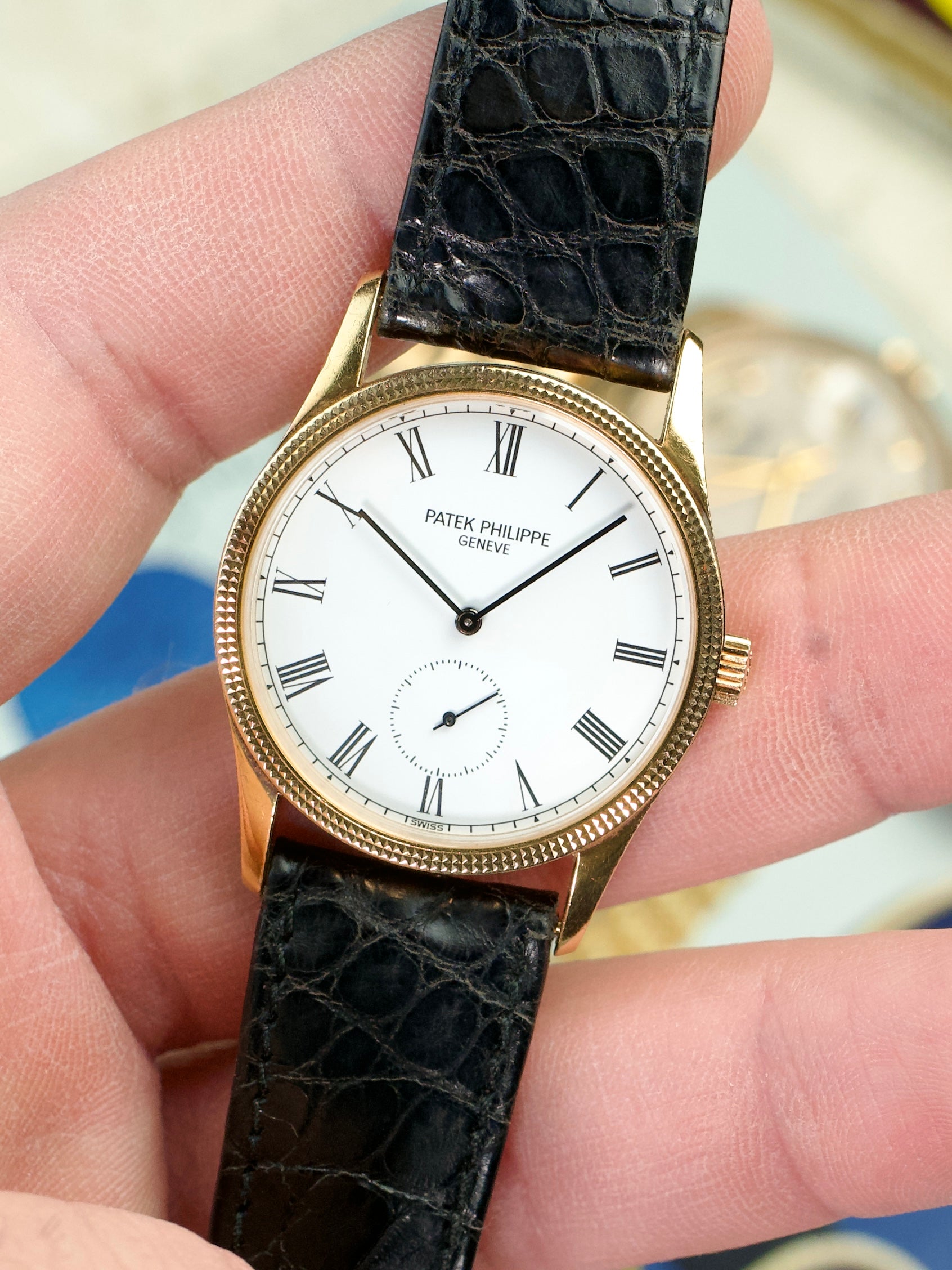 Patek Philippe Calatrava 3796J vintage, Front