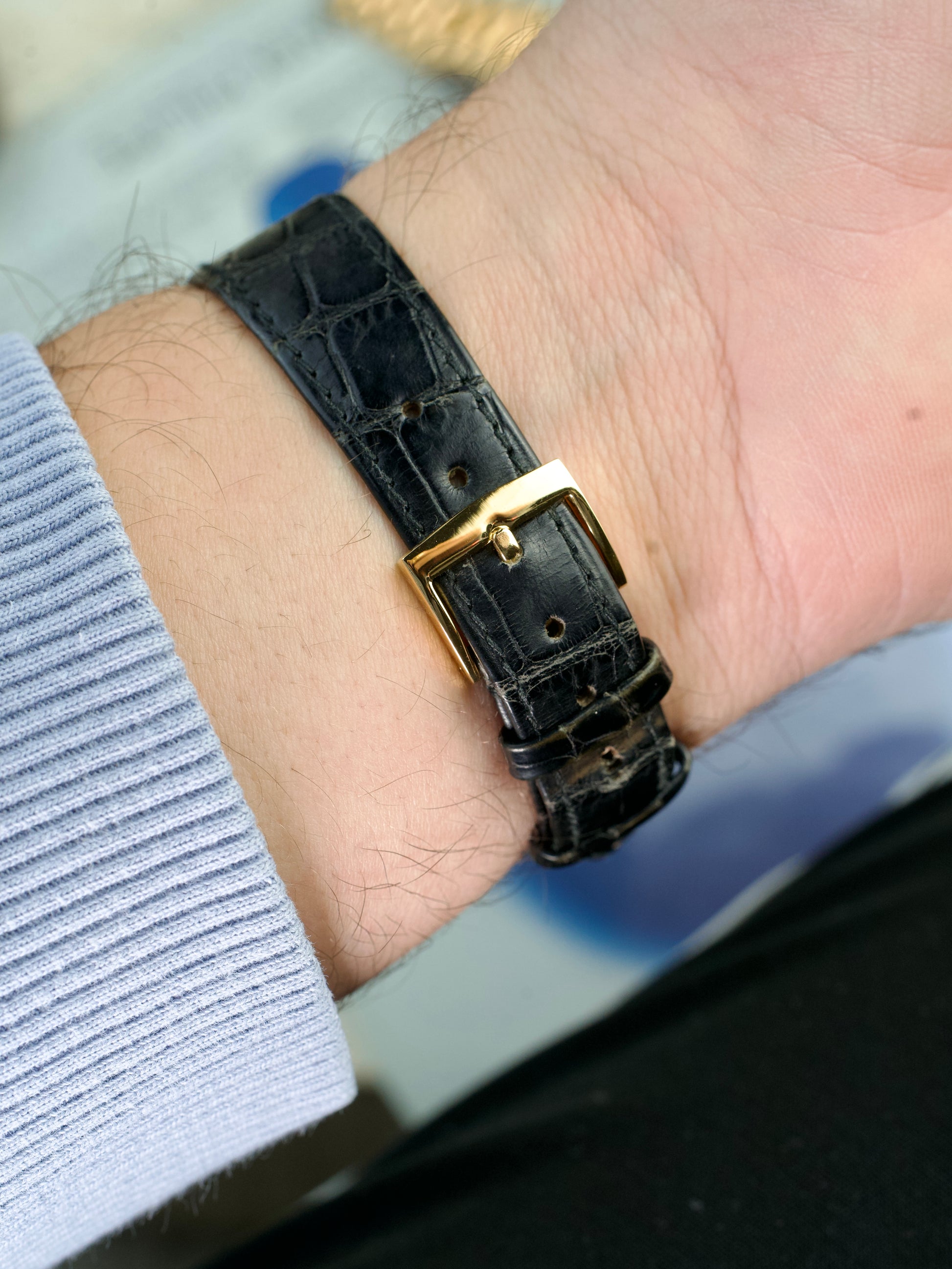 Patek Philippe Calatrava 3796J investment grade, back wrist