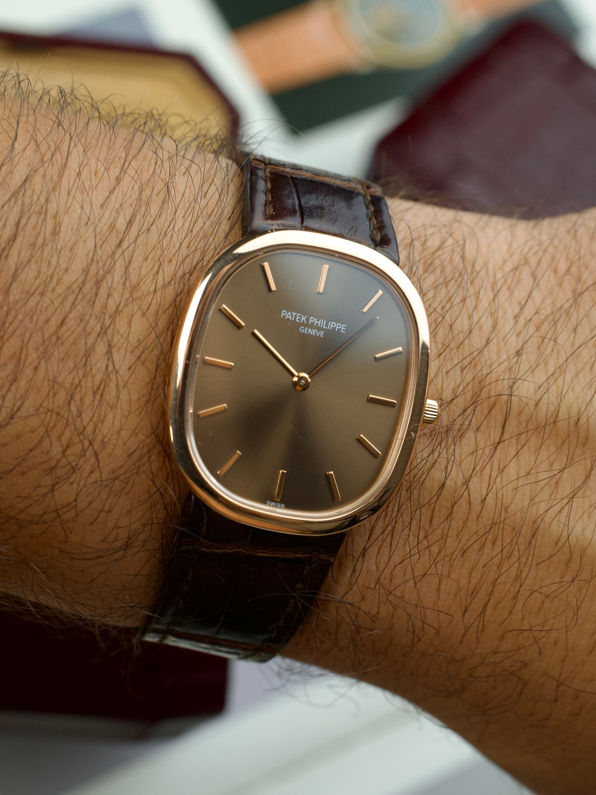 Patek Philippe Ellipse 3738r Neo vintage watch, wrist
