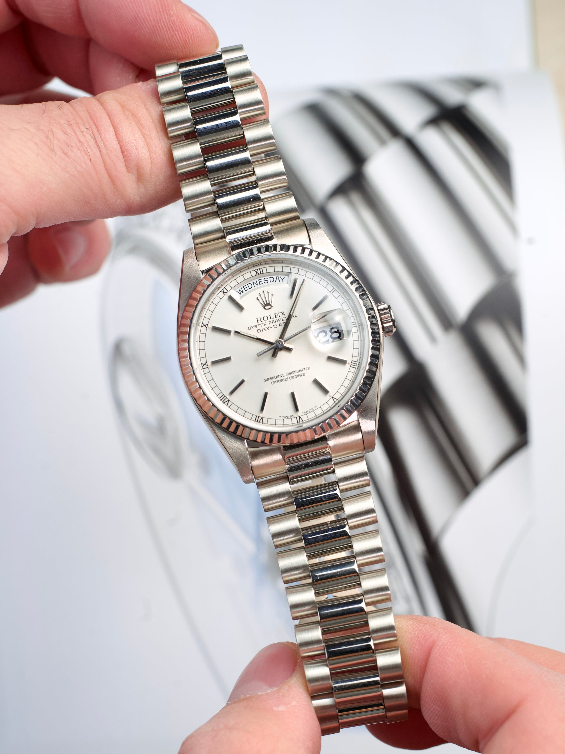 Rolex Day Date 18039 investment timepiece, front