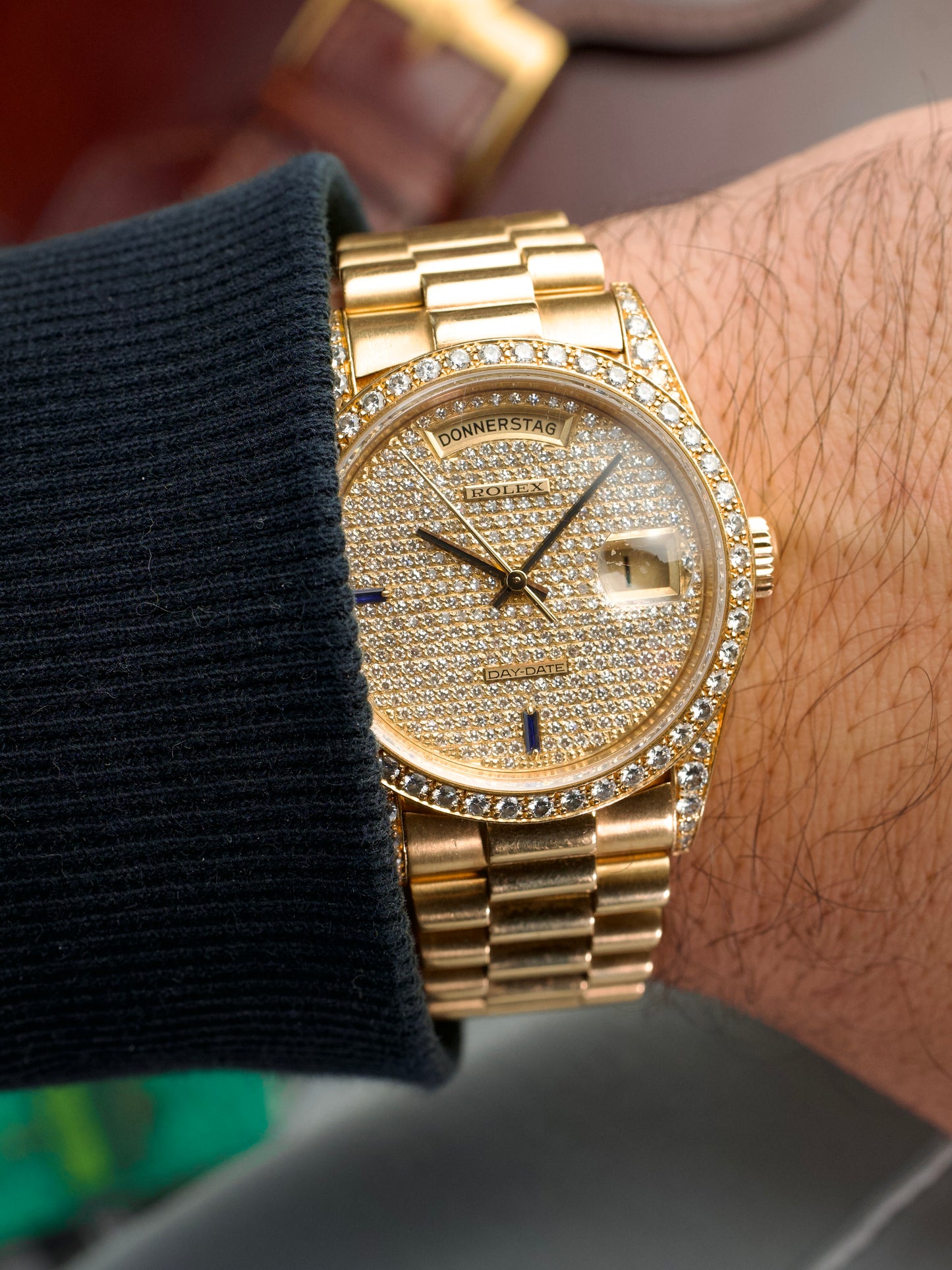 Rolex Day Date 18388 vintage preowned, wrist