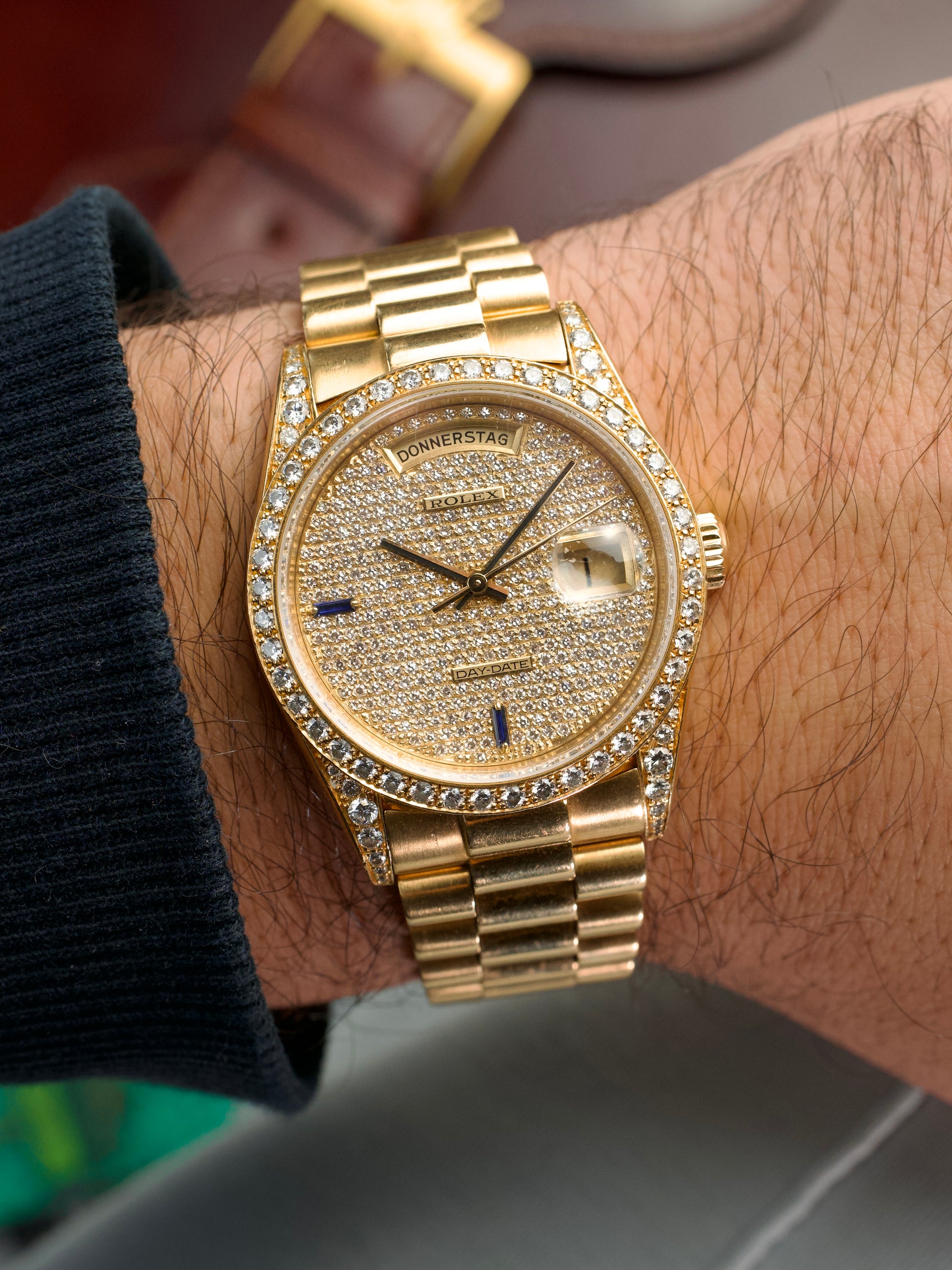 Rolex Day Date 18388 preowned, wrist