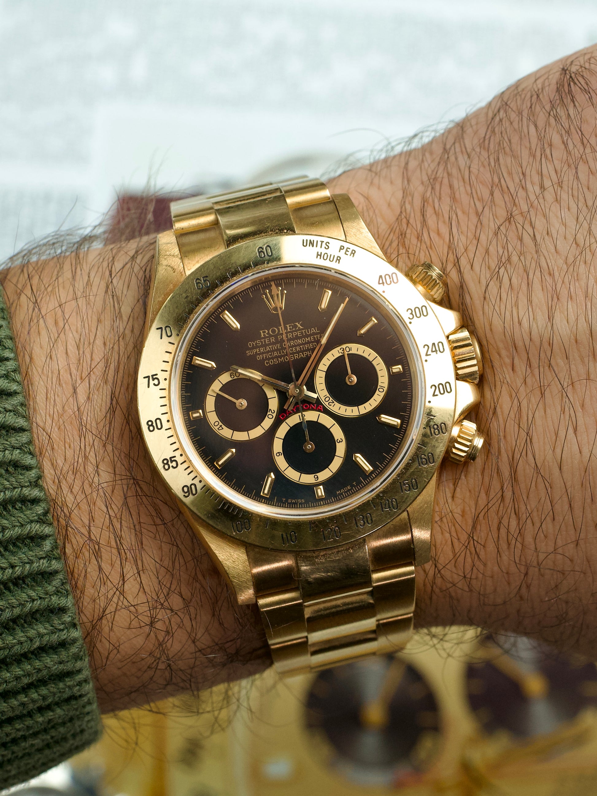 Rolex Daytona 16528 Zenith vintage, front