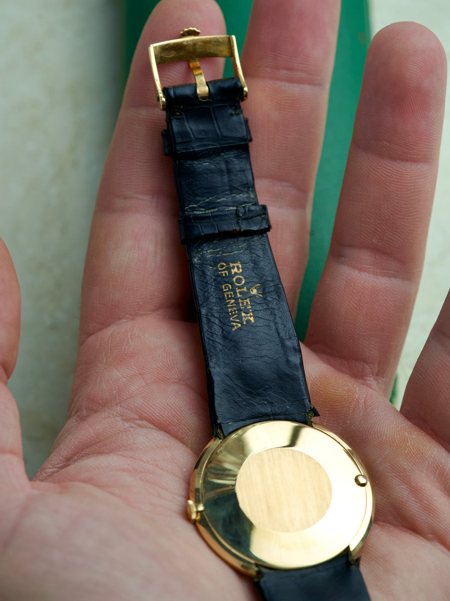 Rolex Precision Cellini investment grade, back