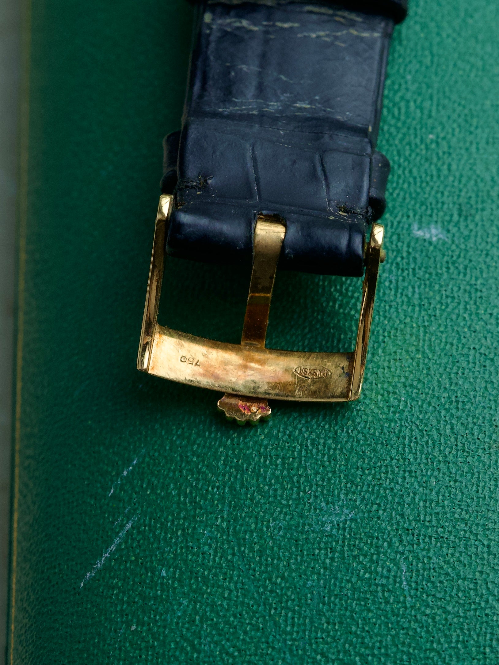 Rolex Precision Cellini timepiece, buckle