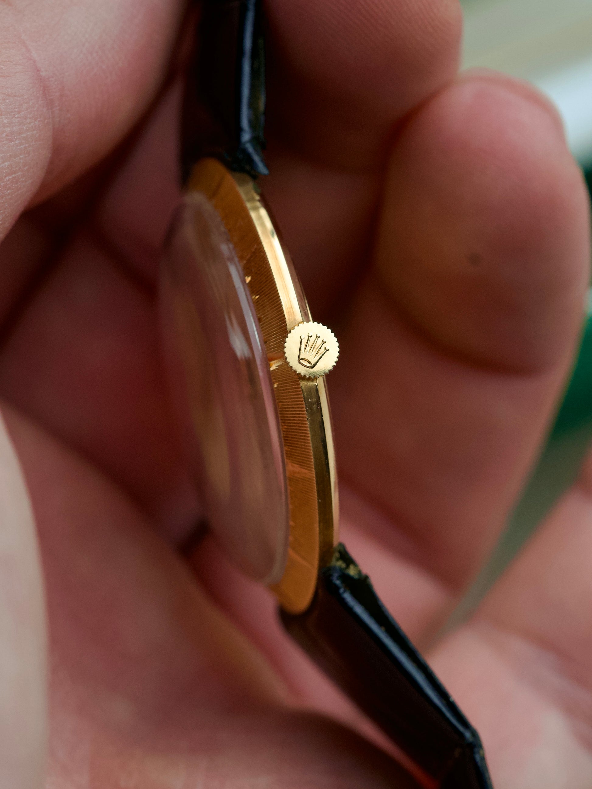 Rolex Precision luxury timepiece, crown